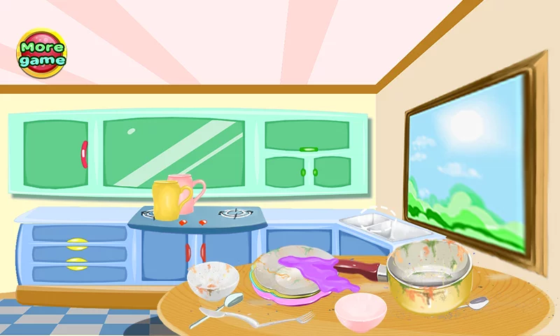 ҵķɨϷ(Clean up messy room with Nana)